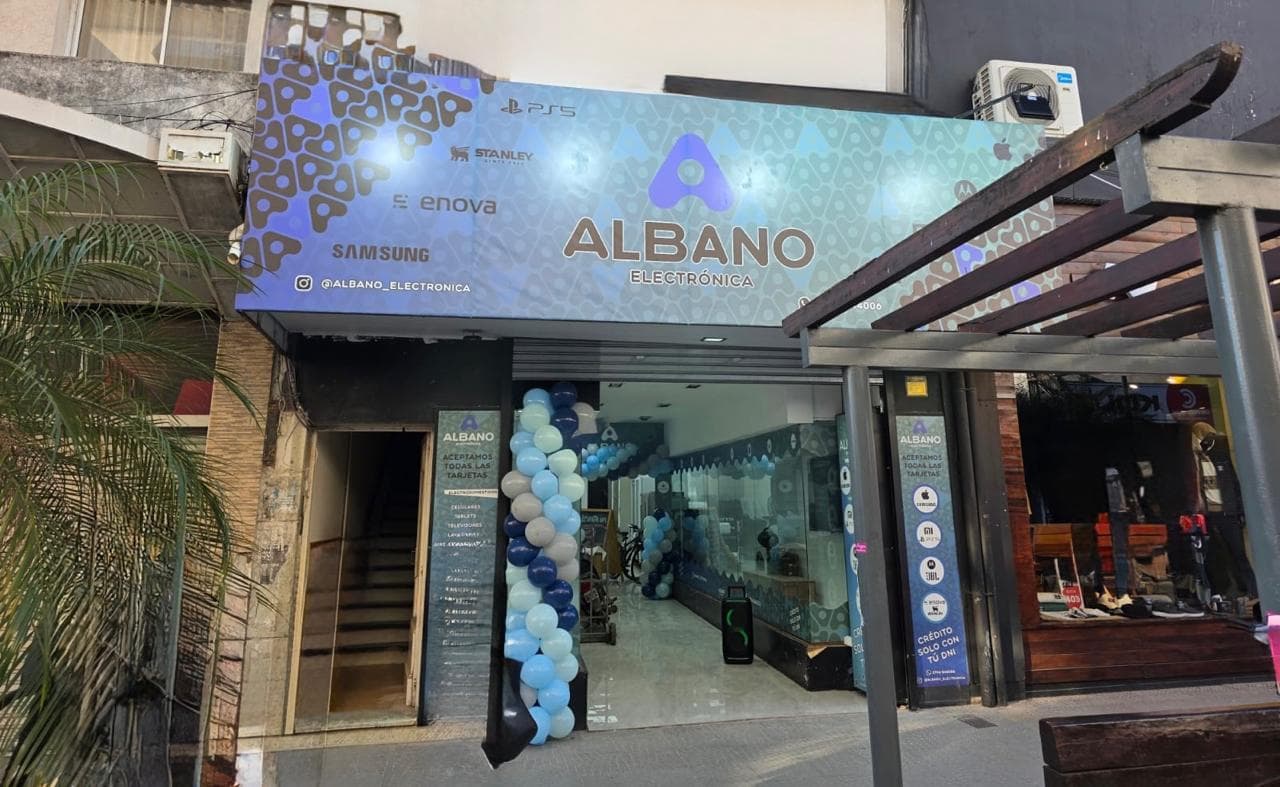 Fachada Local Albano Electrónica